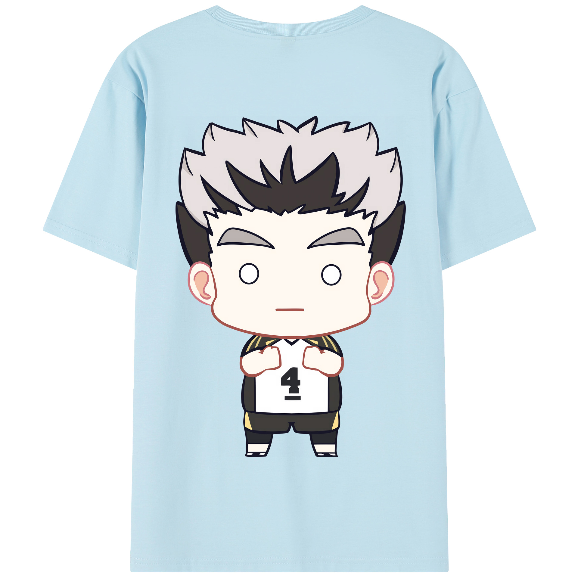 （画像用） ハイキュー!! Haikyu!! 綿100％半袖Tシャツ（背面プリント）